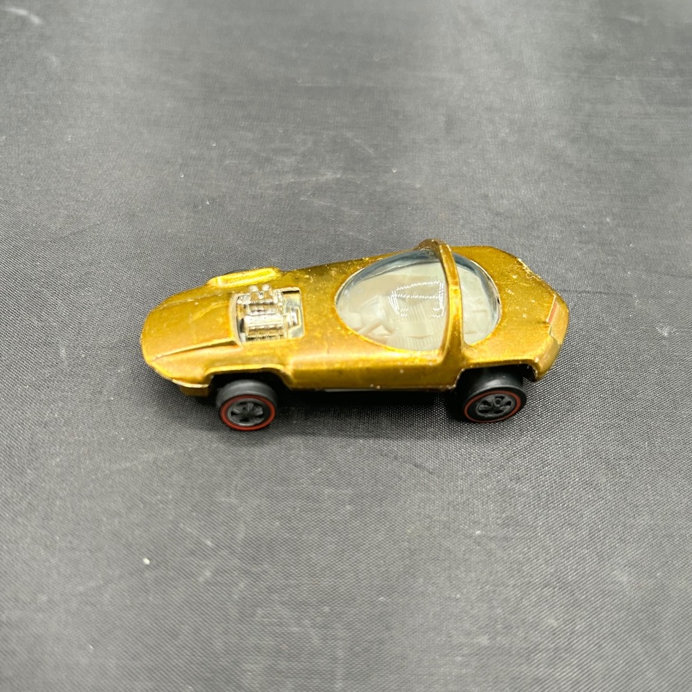 Hot Wheels Silhouette Redline 1968 Spectraflame Gold Sweet 16 USA VTG Original - Picture 3 of 6